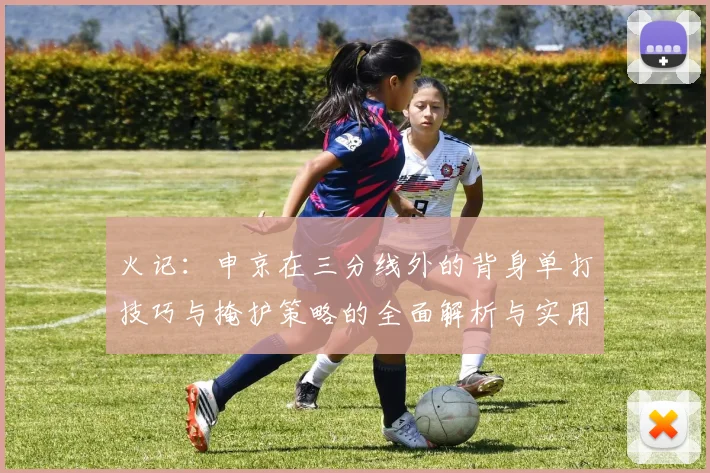 火记：申京在三分线外的背身单打技巧与掩护策略的全面解析与实用指南